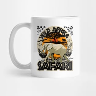 Wild Africa, Safari, elephant Mug